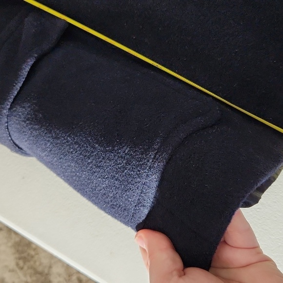 Apostrophe Womens jacket size 8 to 10  wool blend peacoat size 8/10 navy blue - Picture 8 of 12
